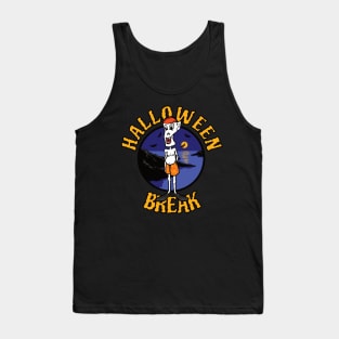 Halloween Vampire Break (plain colours) Tank Top